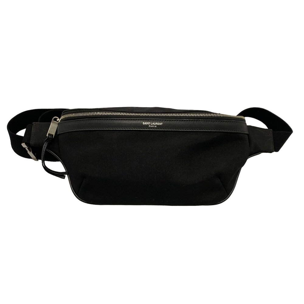 Saint Laurent PARIS Bum Bag 557831 Canvas Leather